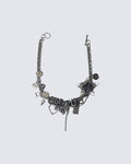 Pentagram Cosmic Star Punk Choker Necklace
