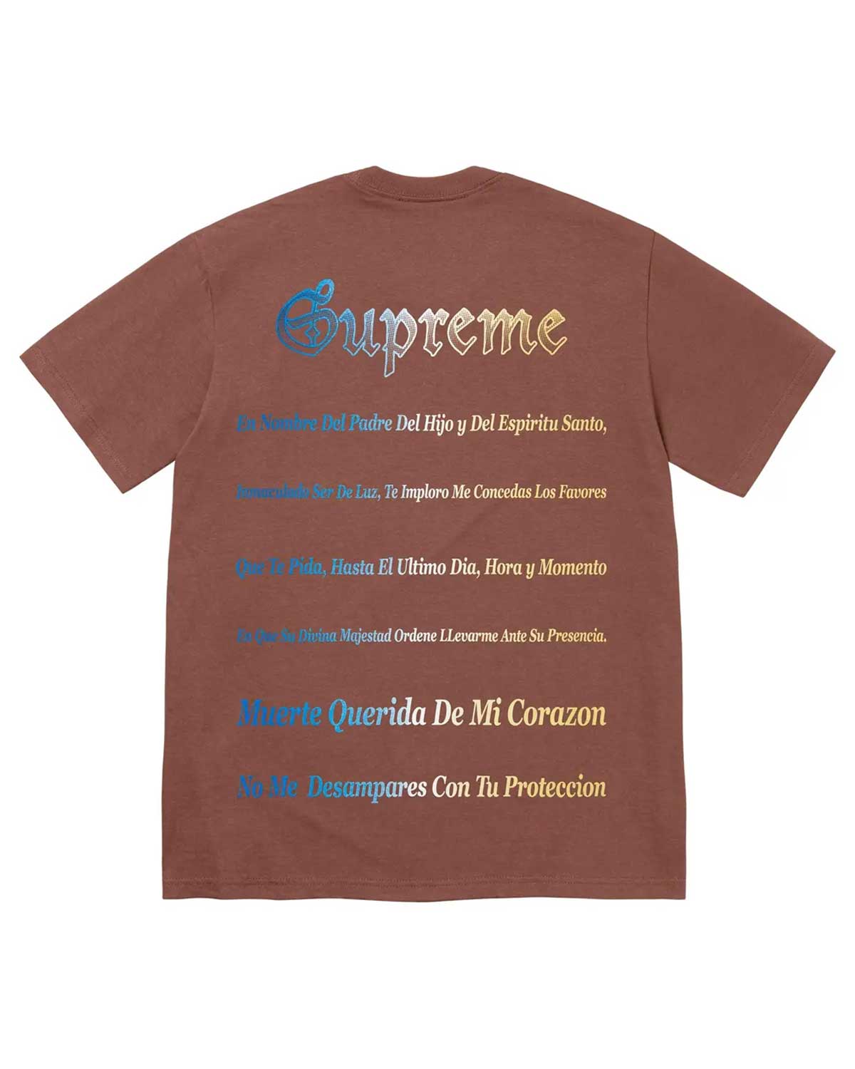 Supreme Grim Reaper Tee Brown