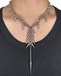 New Punk Spike Tassel Necklace