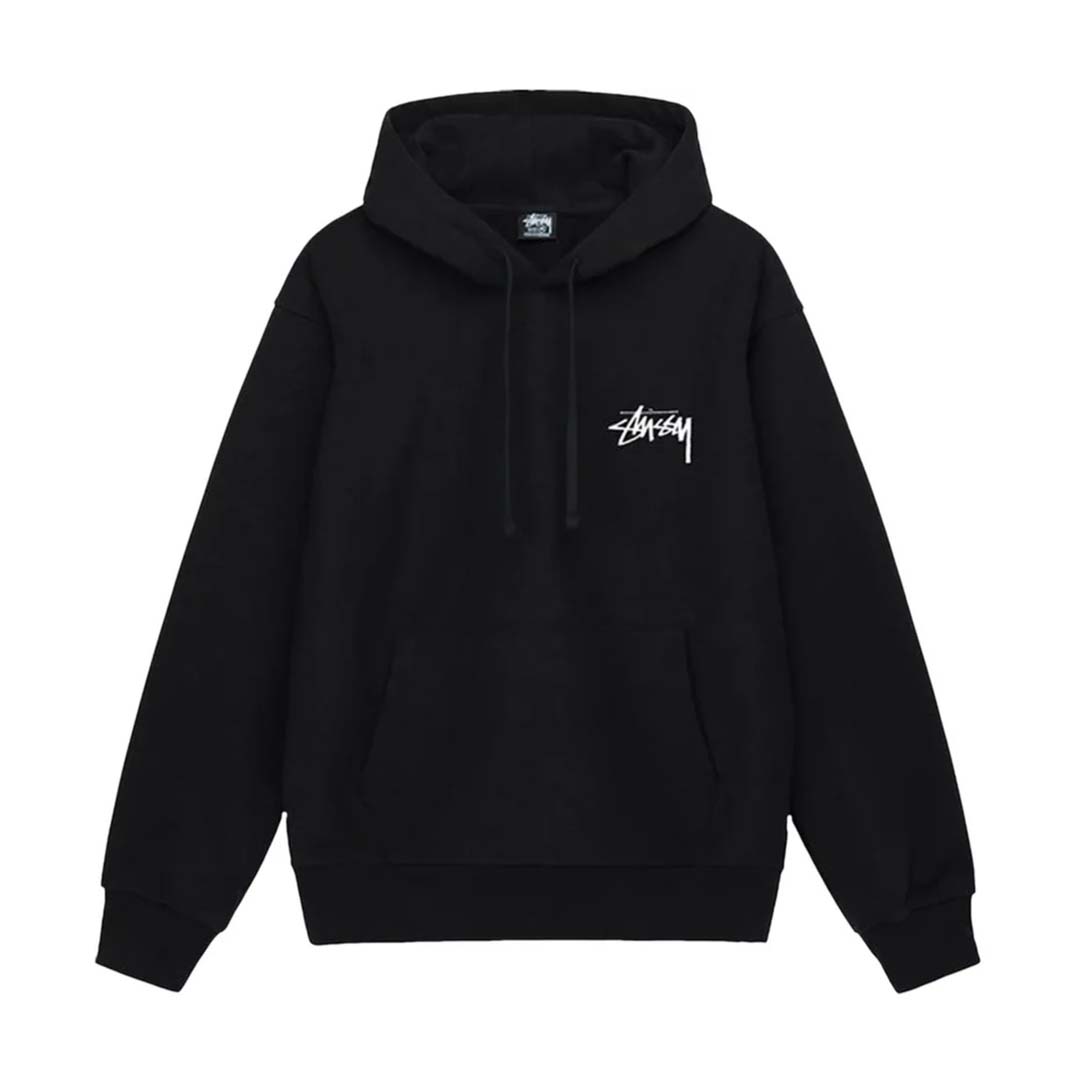 Stussy 8 Ball Fade Hoodie Black