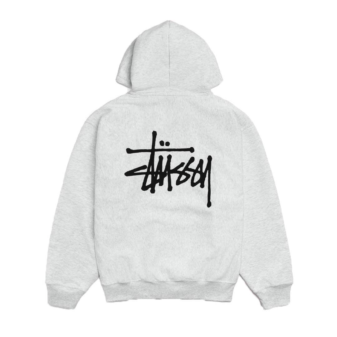 Stussy Basic Hoodie Grey