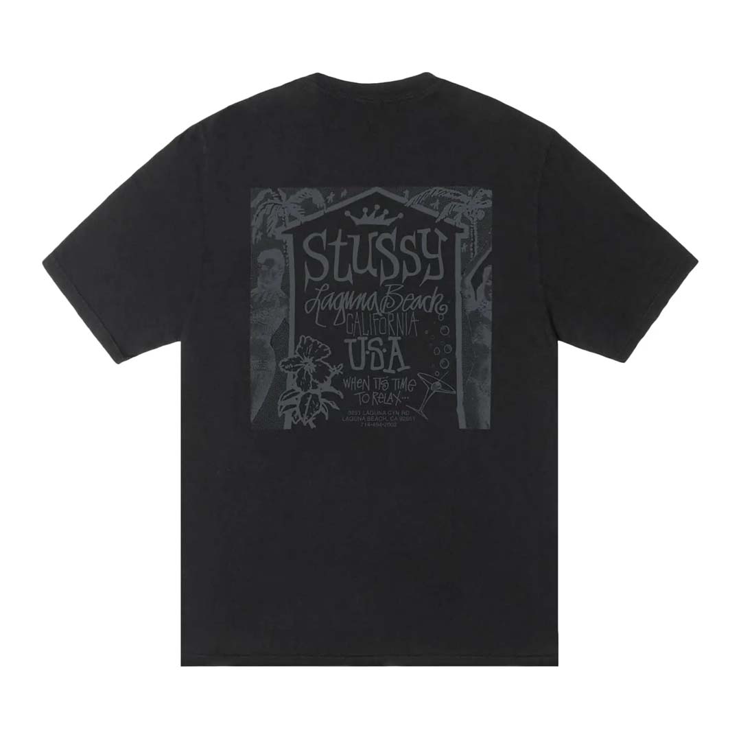 Stussy Beach House Black Tee