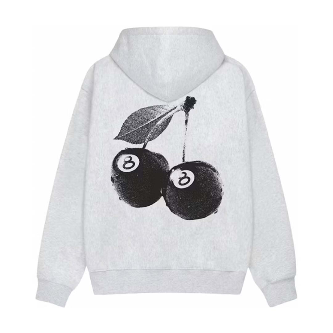 Stussy Cherries Hoodie Grey