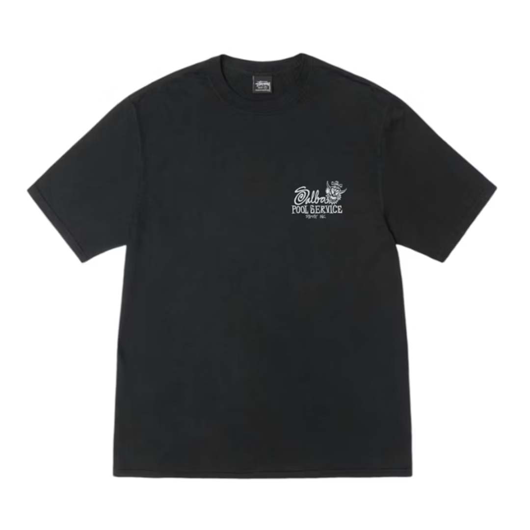 Stussy Pool Service Black Tee
