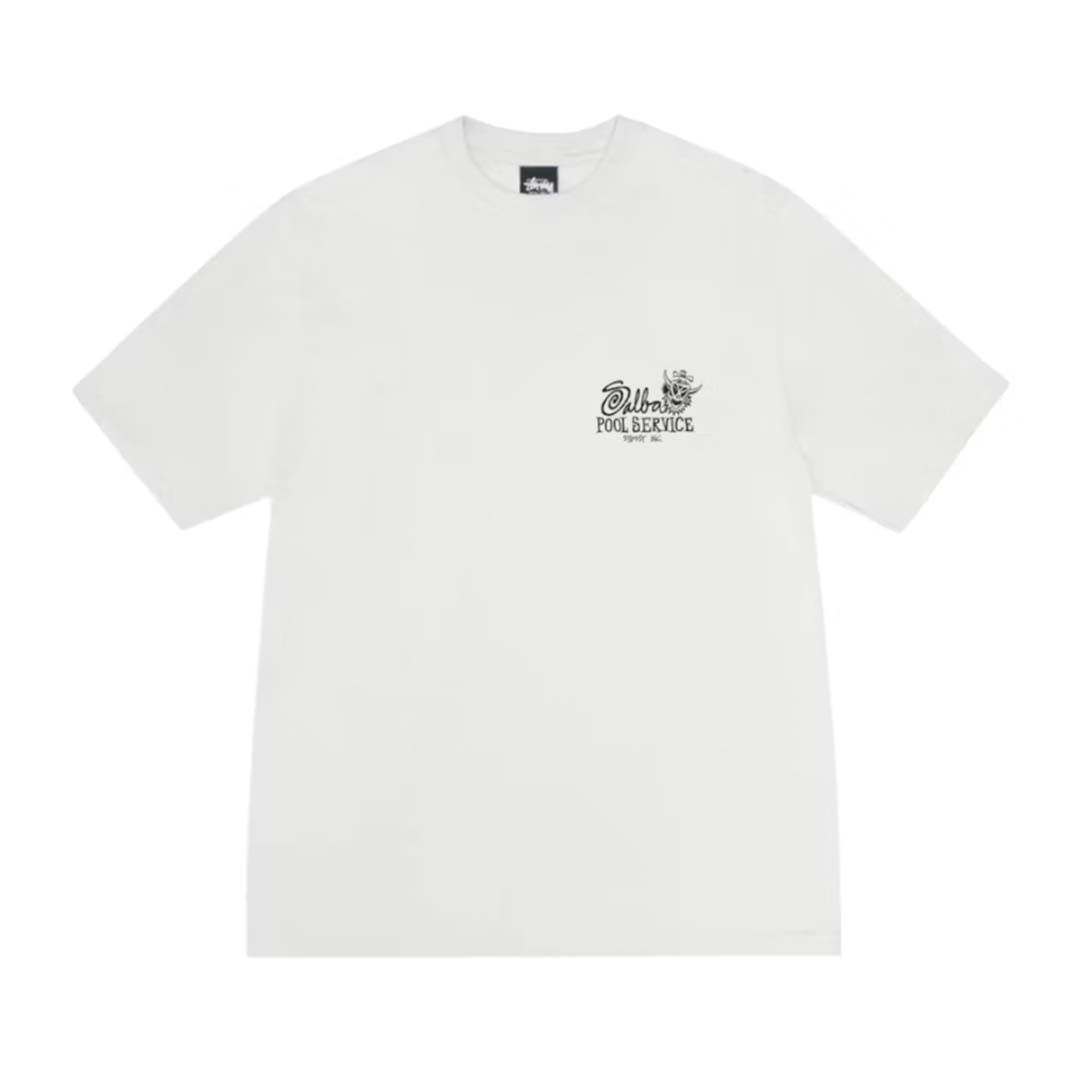 Stussy Pool Service White Tee