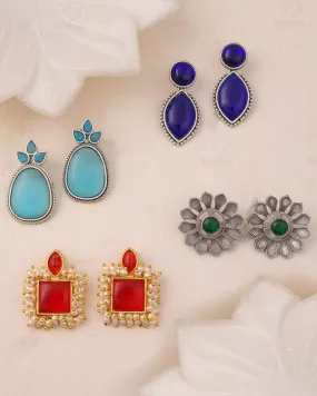 Aparajita Combo Earring Set - wxo