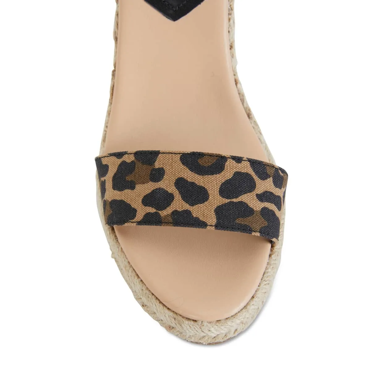 Audrey Espadrille in Animal Fabric