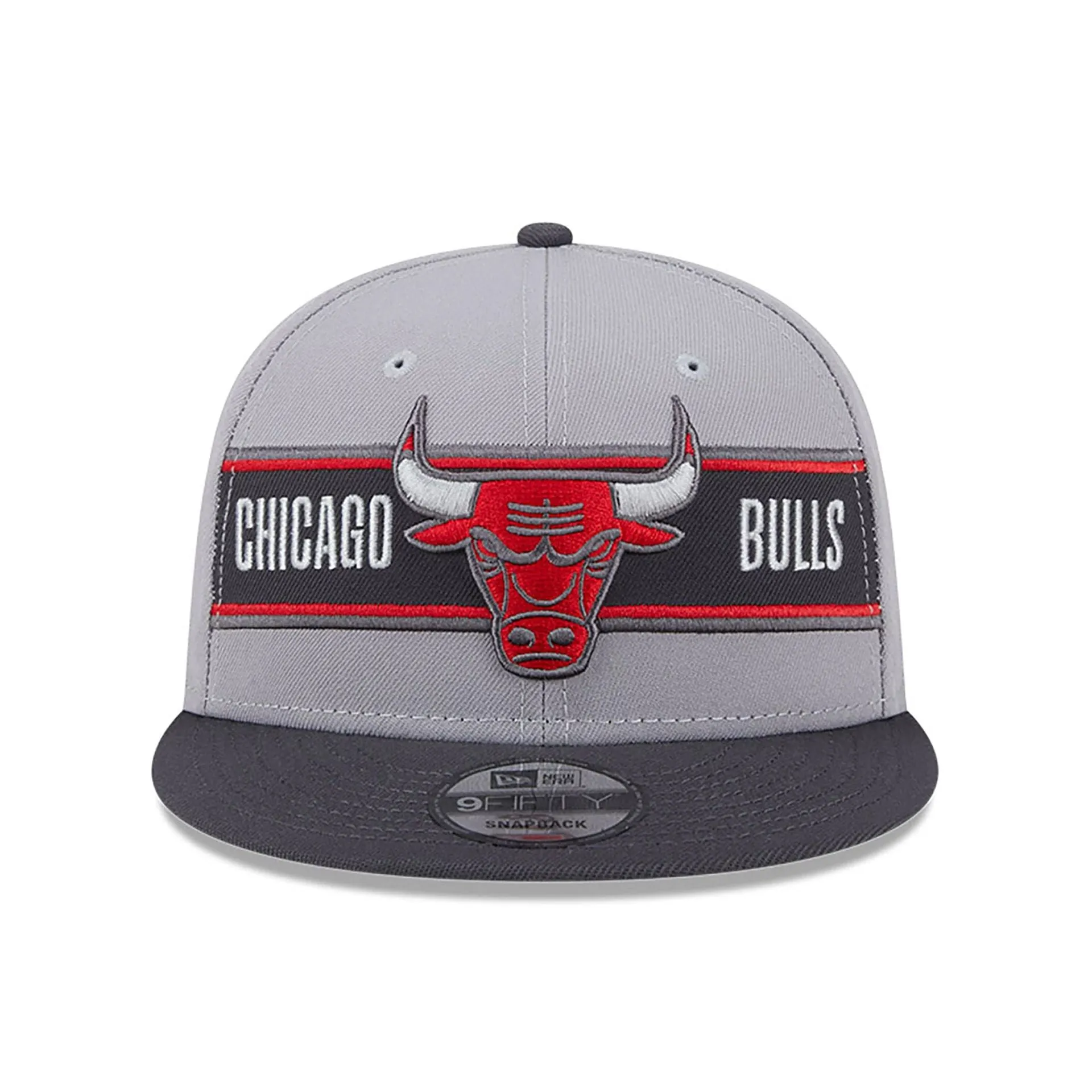 Chicago Bulls NBA Draft Grey 9FIFTY Snapback Cap