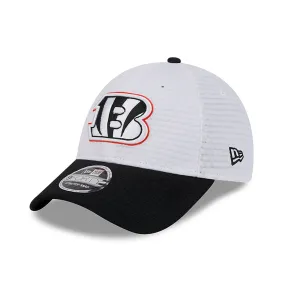 Cincinnati Bengals NFL Training 2024 White 9FORTY Stretch Snap Cap