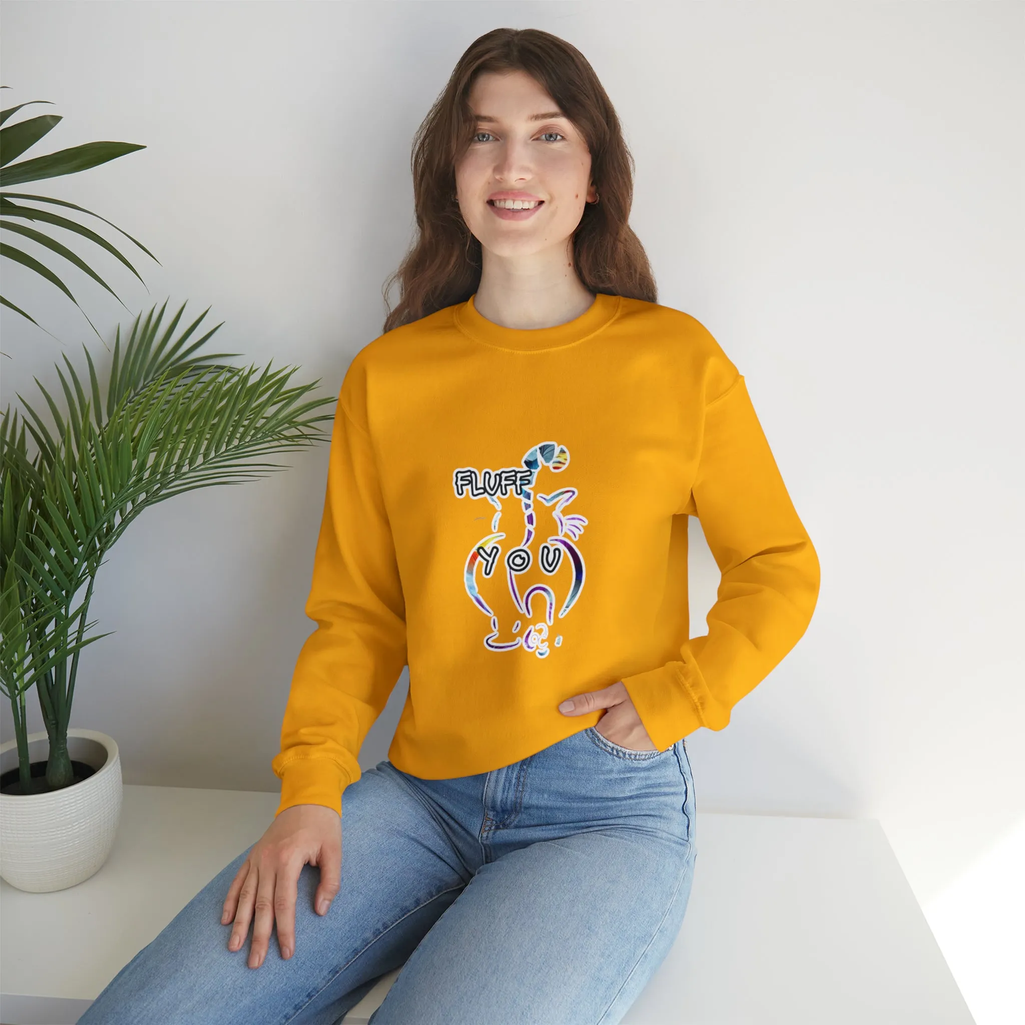 Fluff you Unisex Heavy Blend™ Crewneck Sweatshirt