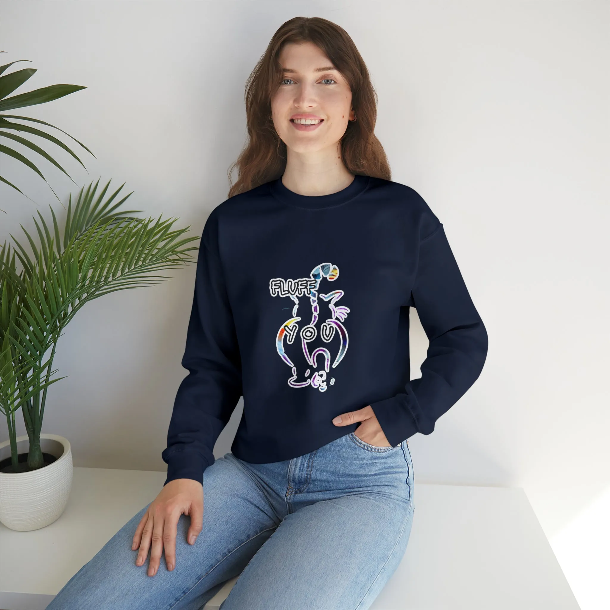 Fluff you Unisex Heavy Blend™ Crewneck Sweatshirt