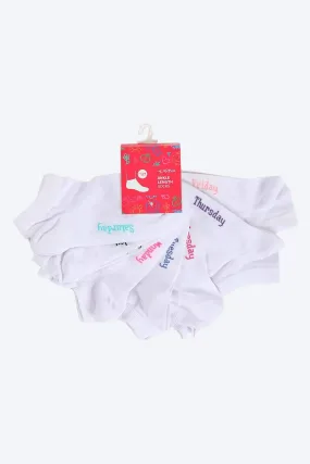 Girly Ankle Length Socks - 7 Pairs