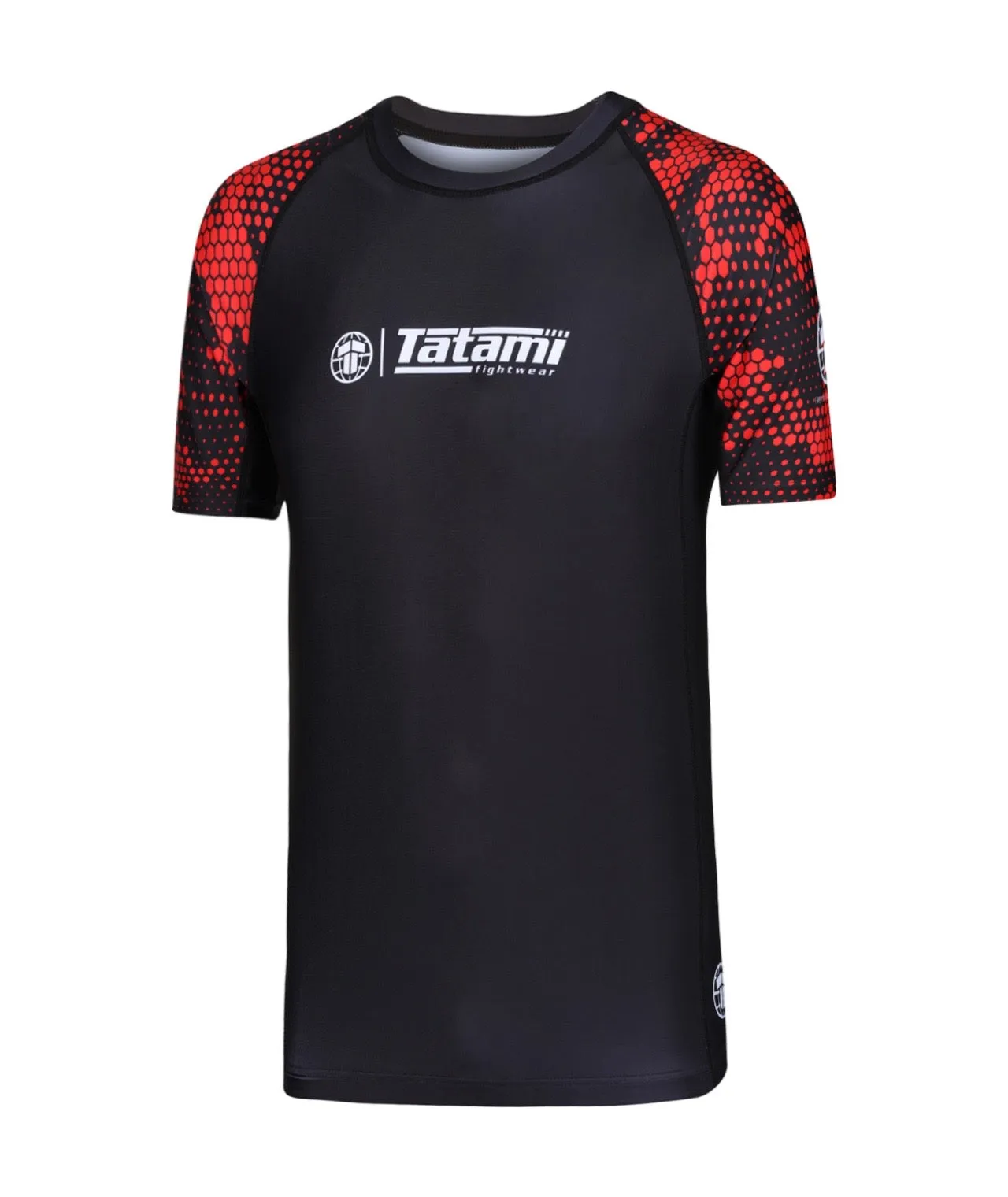 Kids Renegade Rash Guard - Black & Red