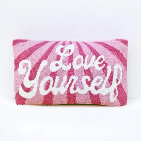 Love Yourself Hooked Pillow