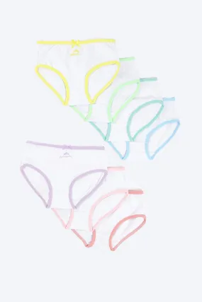 Pack of 7 Girly Brief Panties