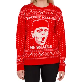 Women's The Sandlot You're Killing Me Smalls Red Ugly Christmas Sweater